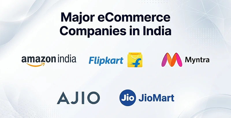 Major eCommerce business companies in India